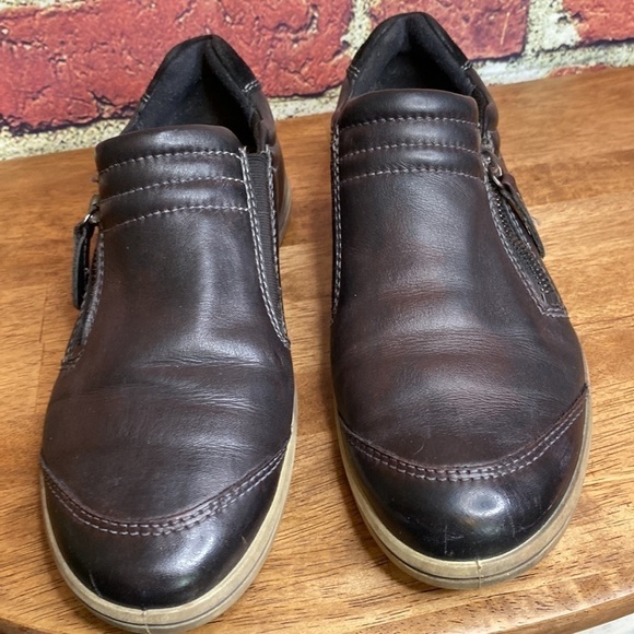 Ecco Alona slip on leather faded aged sneaker size EU 37 - Picture 7 of 13